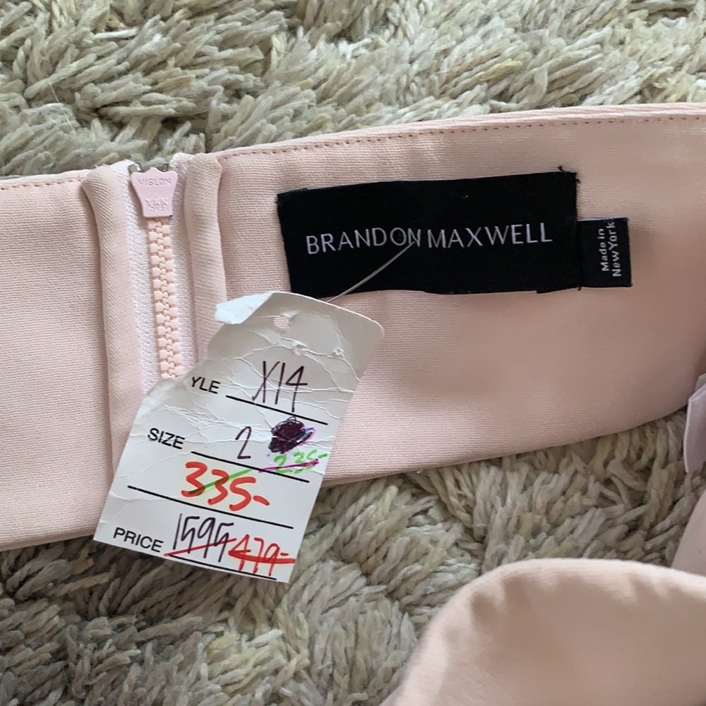 Brandon Maxwell Strapless Crop Top - Picture 3 of 6